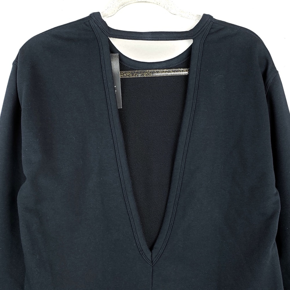 Nike Dri-Fit Versa Open Back Sweatshirt Black XS - Picture 5 of 8